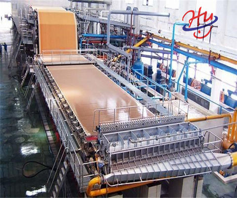 2400mm 100m/Min Kraft Paper Making Machinery para o papel Fluting