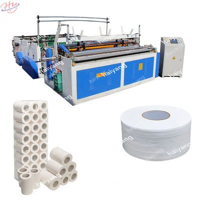 Rolo automático do lenço de papel do toalete de Haiyang da cidade de Qingyang que rebobina fazendo o preço da máquina