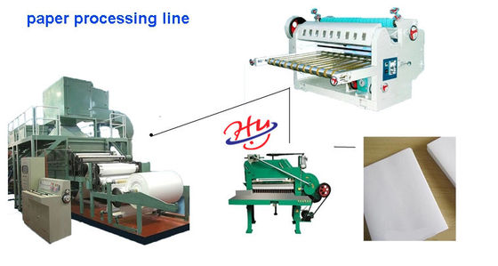 Máquina da fatura de papel de impressão da máquina de papel 2400mm 40TPD A4 do escritório da eficiência elevada