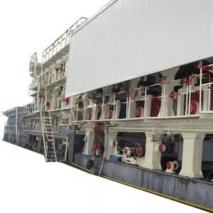 Máquina ondulada automática Kraft 4000mm 270T/D da fatura de papel grande capacidade