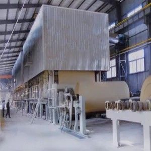 Única camada 50m/Min Kraft Fluting Paper Machine