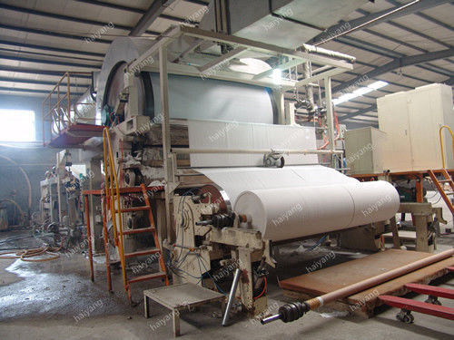 Máquina da fatura de lenço de papel do toalete do cânhamo grandes 2400mm